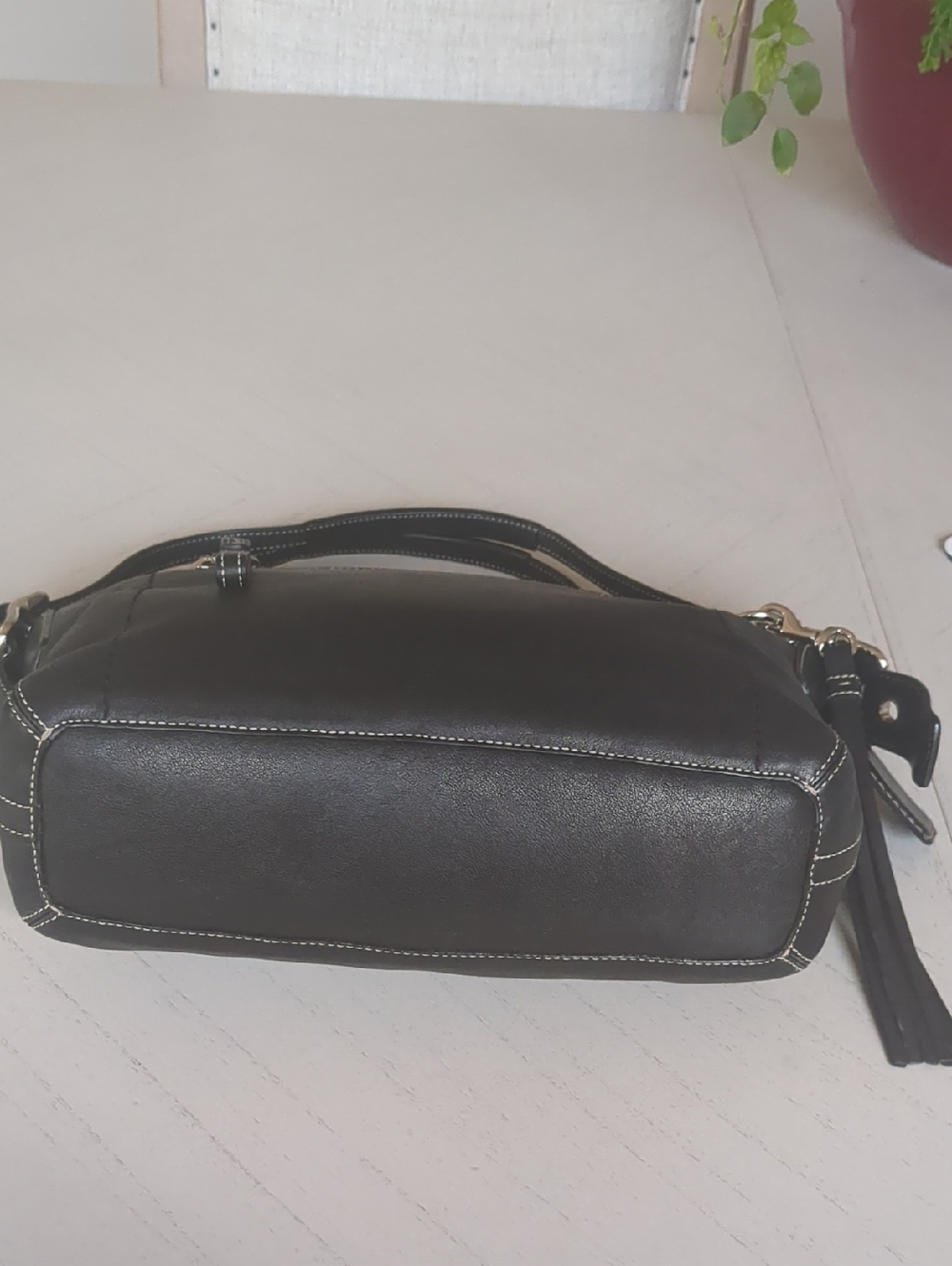 Vintage Coach 1417 Black Genuine Leather East West Legacy Shoulder Bag - Picture 6 of 12